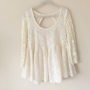 Free People Lace Blouse